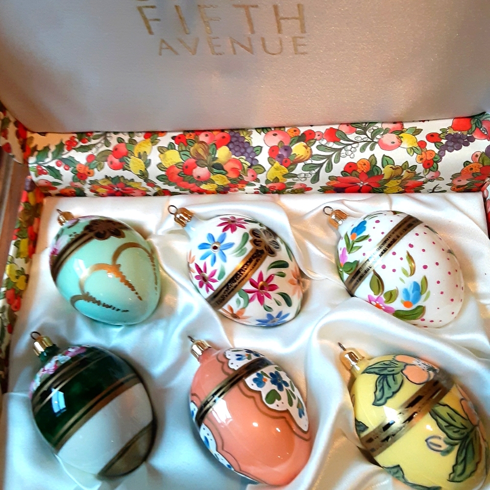 CHRISTMAS BALLS  SOLD BY SAXS FIFTH ORGINALLY